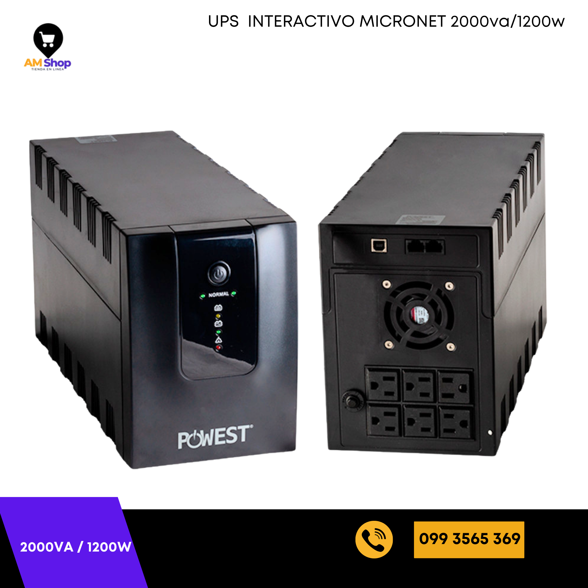 UPS INTERACTIVO MICRONET 2000